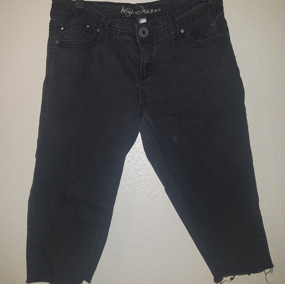 Women's black cut off shorts